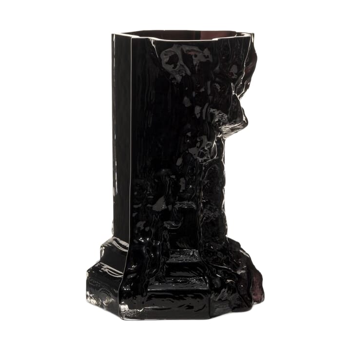 Rocky Baroque vaas 25 cm - Nachtzwart - Kosta Boda