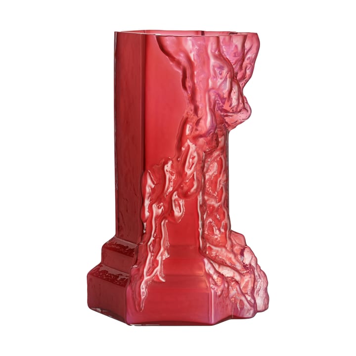 Rocky Baroque vaas 35 cm - Hot pink - Kosta Boda
