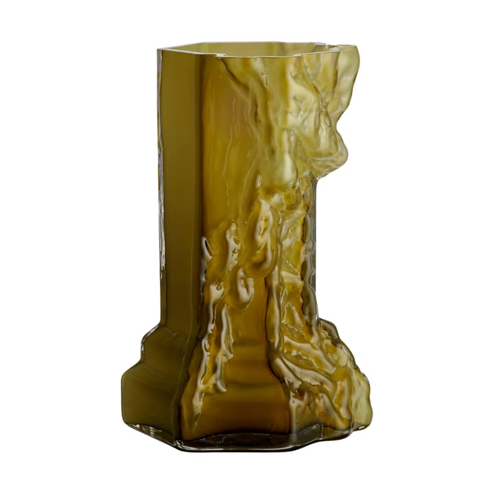 Rocky Baroque vaas 35 cm - Olive - Kosta Boda