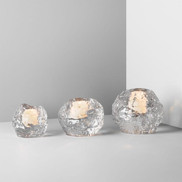 Snowball waxinelichthouder 3-pack, 3-pack Kosta Boda