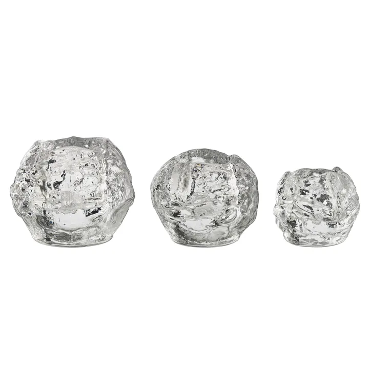 Snowball windlicht 3-pack - 3-pack - Kosta Boda