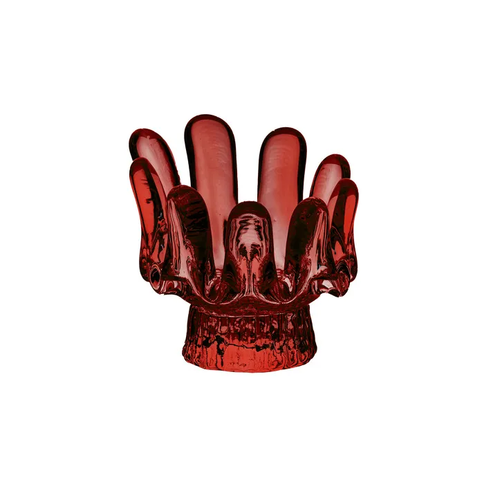 Solros lantaarn 9,2 cm - Rood - Kosta Boda