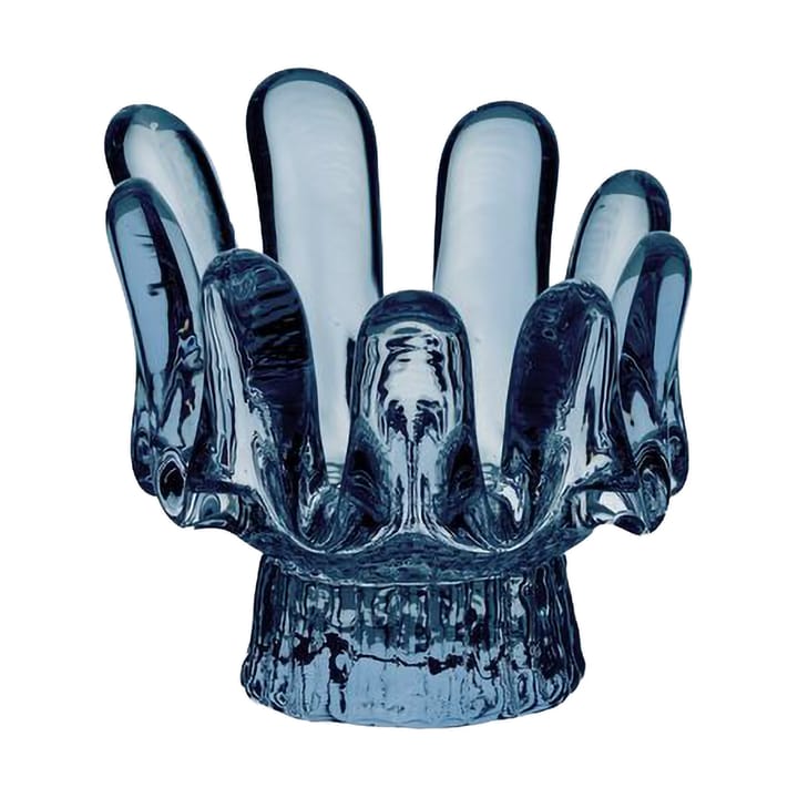 Solros lantaarn circulair glas 9,2 cm - Blauw - Kosta Boda