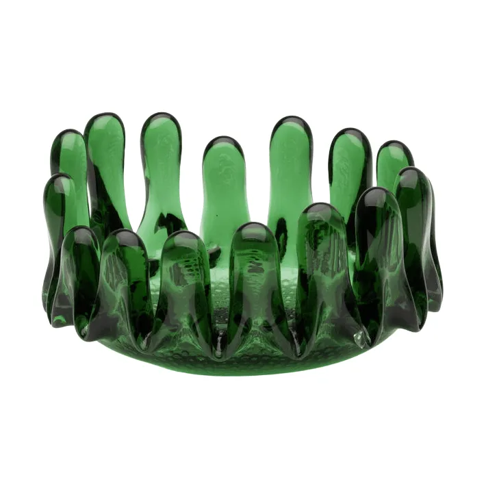 Solros schaal - Smaragdgroen, 7,5 cm - Kosta Boda