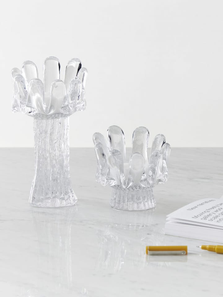 Solros waxinelichthouder 18 cm, Helder
 Kosta Boda