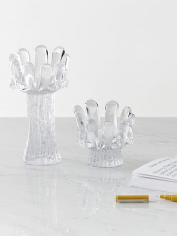 Solros waxinelichthouder 9,2 cm  - Helder
 - Kosta Boda