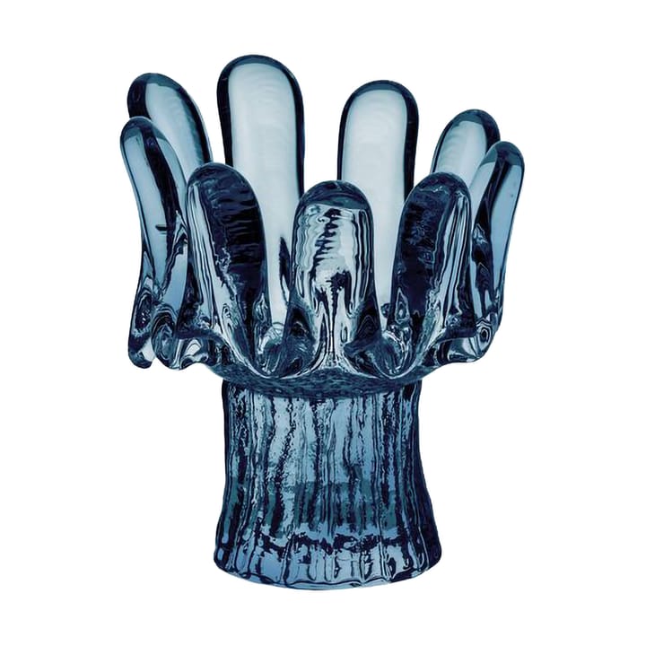Solros waxinelichthouder circulair glas 11,5 cm - Blauw
 - Kosta Boda