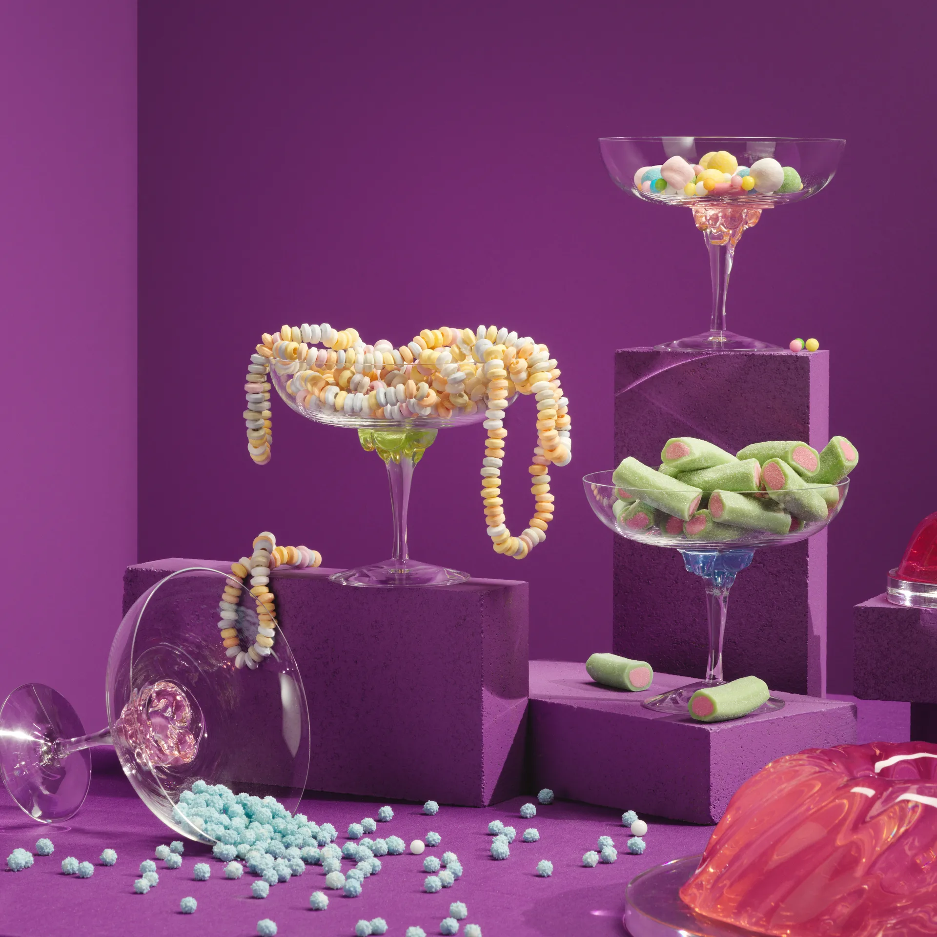 Sugar Dandy coupeglas 32 cl, Groen Kosta Boda