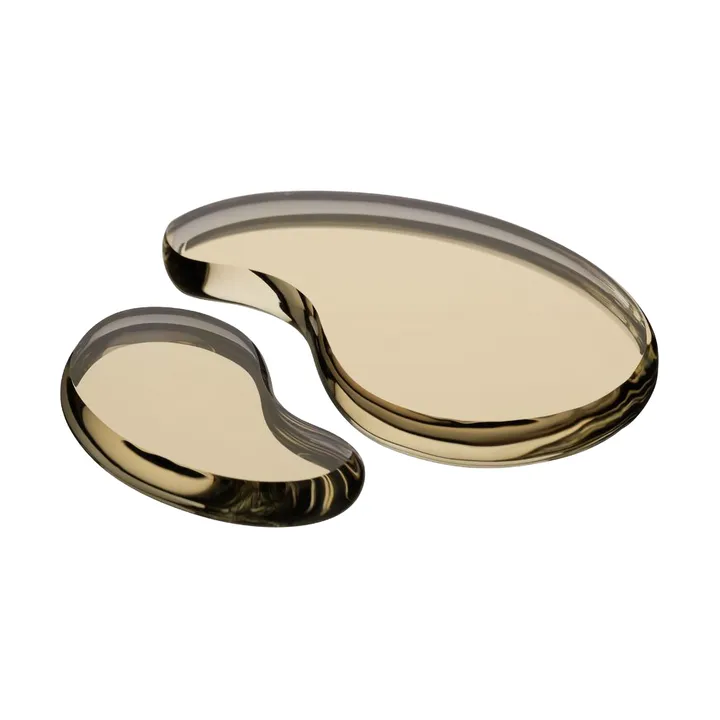 Tears of joy decoratieobject 2 delen - Goud - Kosta Boda