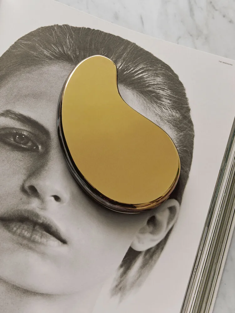 Tears of joy decoratieobject 2 delen, Goud Kosta Boda