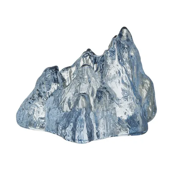 The Rock waxinelichtjeshouder 91 mm, Ice blue Kosta Boda