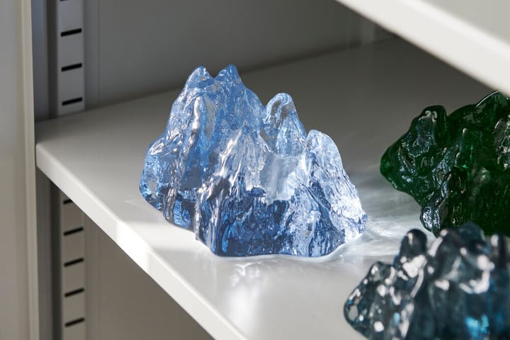 The Rock waxinelichtjeshouder 91 mm, Ice blue Kosta Boda