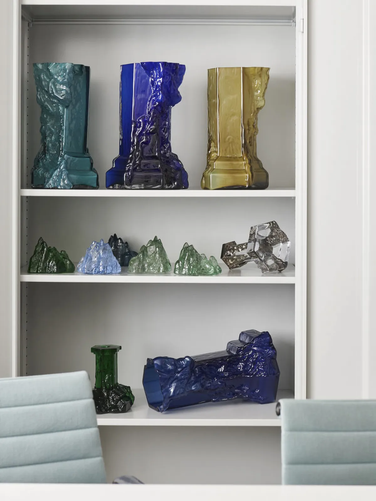 The Rock waxinelichtjeshouder 91 mm, Smaragd groen Kosta Boda