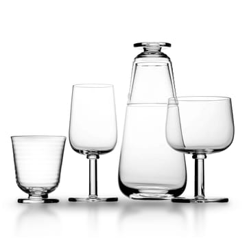 Viva glas op voet 20 cl 2-pack - Transparant - Kosta Boda