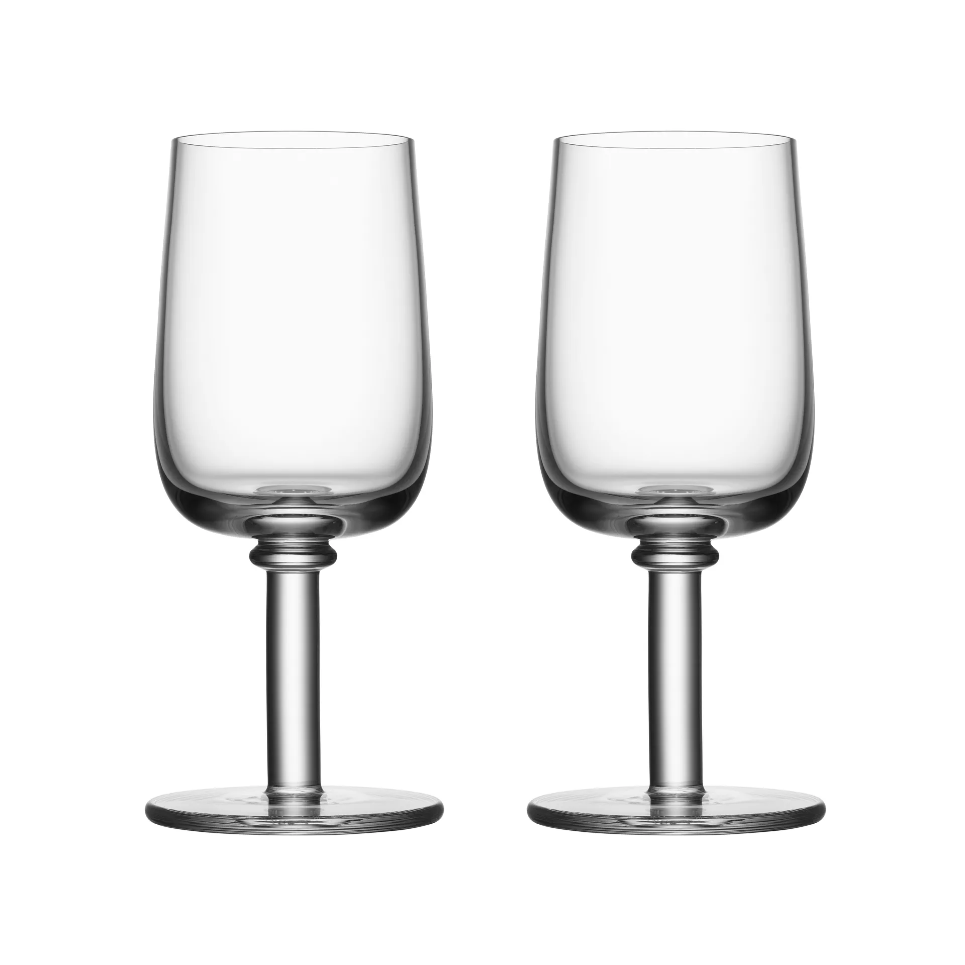 Viva glas op voet 25 cl 2-pack, Transparant Kosta Boda