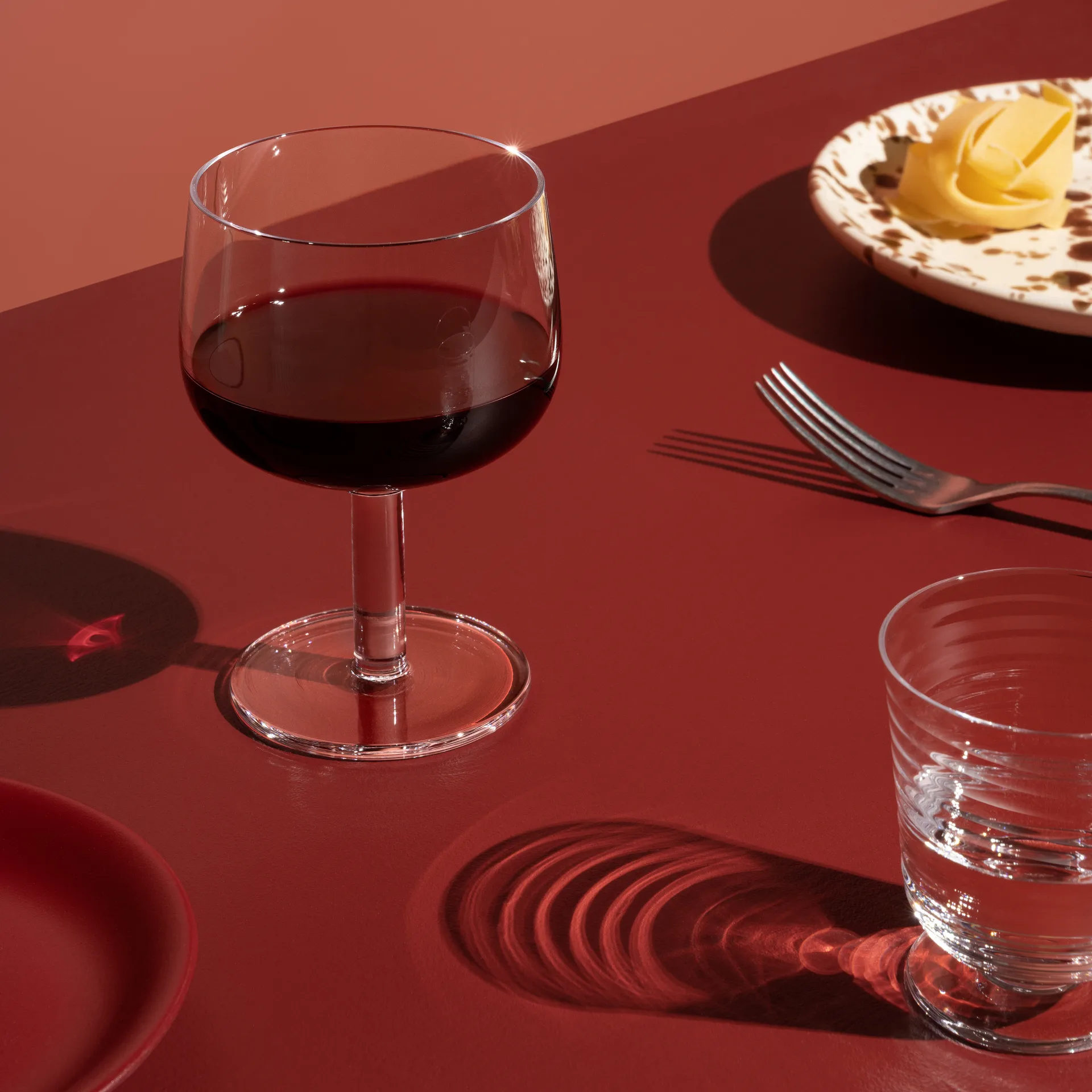 Viva glas op voet 35 cl 2-pack, Transparant Kosta Boda