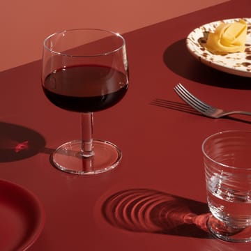 Viva glas op voet 35 cl 2-pack - Transparant - Kosta Boda