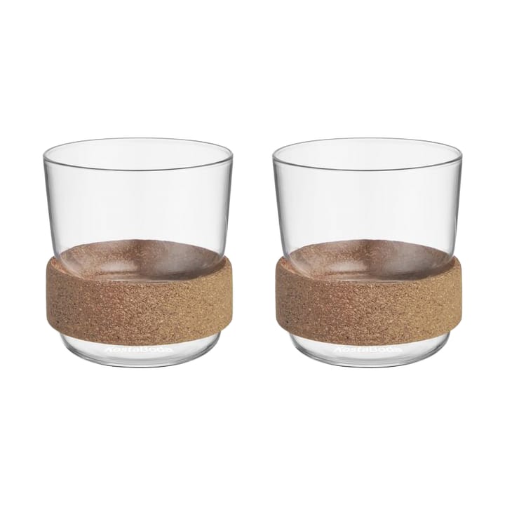 Viva kop met kurkrand 30 cl 2-pack, Transparant Kosta Boda