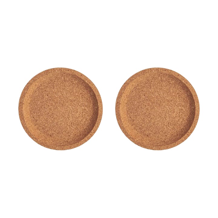 Viva kurk onderzetters Ø10,9 cm 2-pack - Bruin - Kosta Boda