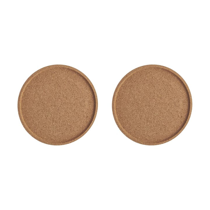 Viva kurkonderzetters Ø16,8 cm 2-pack - Bruin - Kosta Boda