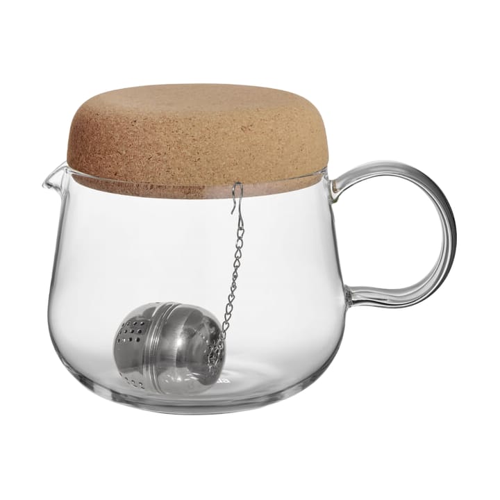 Viva theepot met kurken deksel 1,2 L, Transparant Kosta Boda