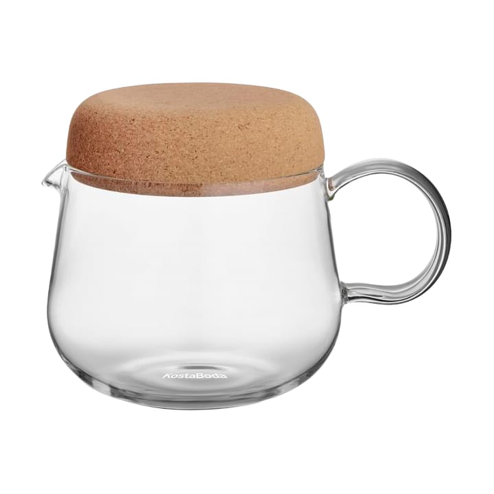 Viva theepot met kurken deksel 1,2 L, Transparant Kosta Boda