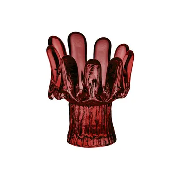 Zonnebloem waxinehouder 11,5 cm - Rood - Kosta Boda