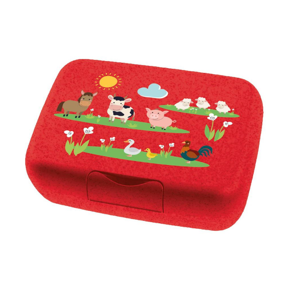 Koziol Candy lunchtrommel L Boerderij | Scandinavisch Interieur | Lunchboxen & vershouddozen | Rood