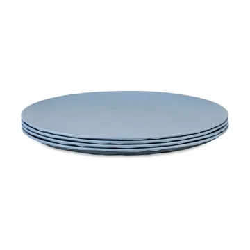 Club bord Ø26 cm 4-pack biocirculaire thermoplast - Nature flower blue - Koziol