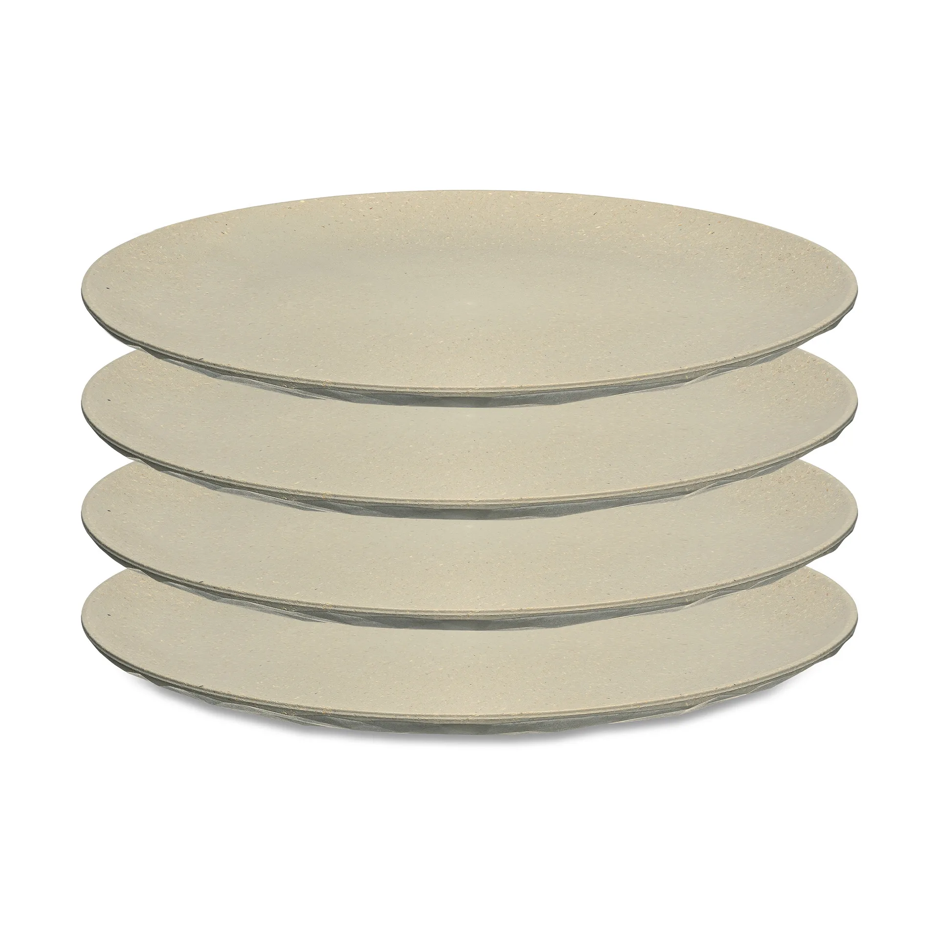 Club bord Ø26 cm 4-pack, Nature desert sand Koziol