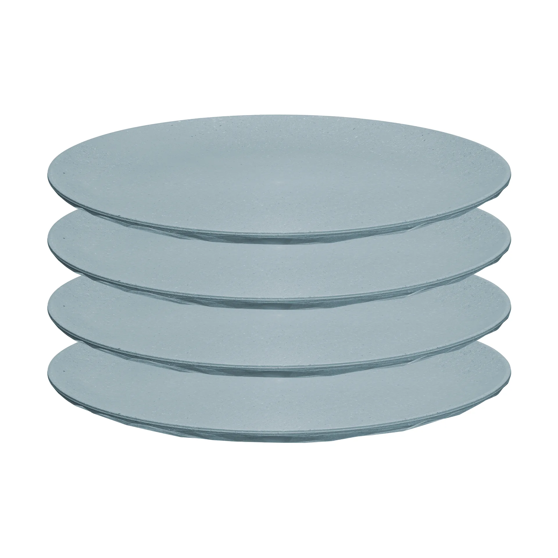 Club bord Ø26 cm 4-pack, Nature flower blue Koziol