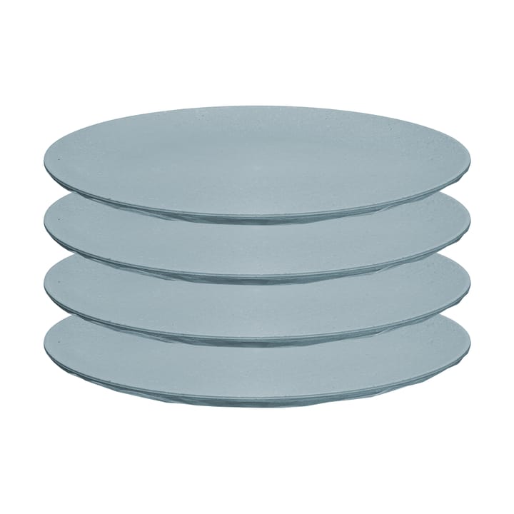 Club bord Ø26 cm 4-pack - Nature flower blue - Koziol
