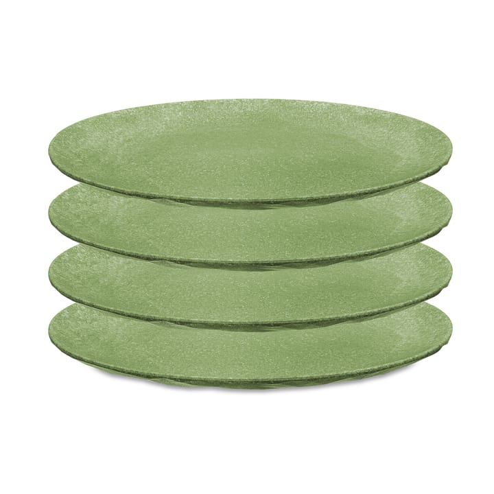 Club bord Ø26 cm 4-pack - Nature leaf green - Koziol