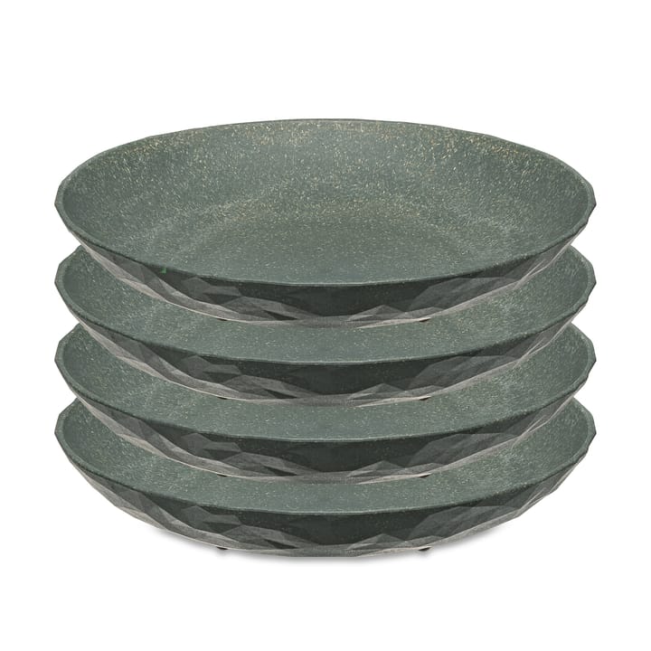 Club diep bord Ø22 cm 4-pack - Nature ash grey - Koziol