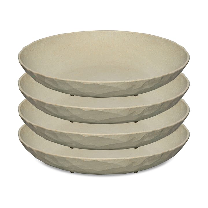 Club diep bord Ø22 cm 4-pack - Nature desert sand - Koziol