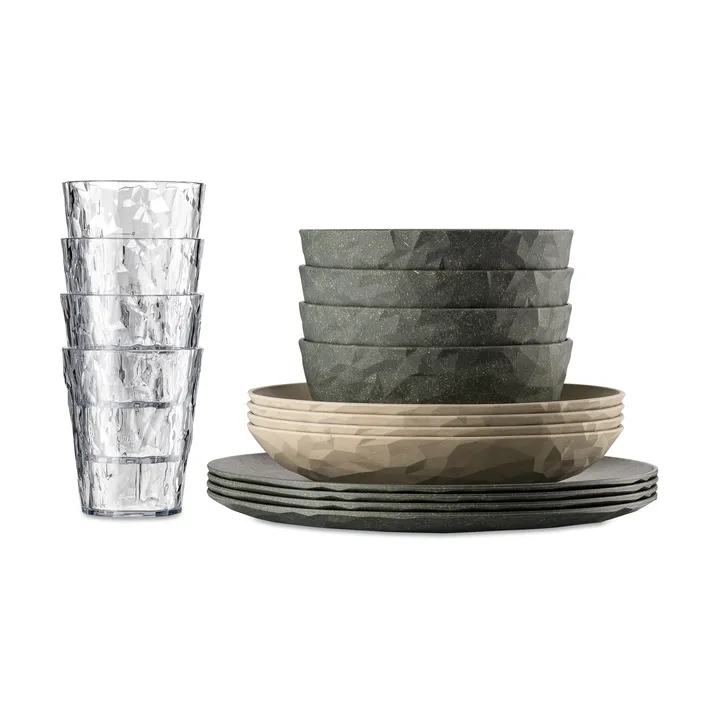 Club Göteborg servies 16-delig biocirk thermoplast - Multi - Koziol