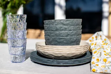 Club Göteborg servies 16-delig biocirk thermoplast - Multi - Koziol