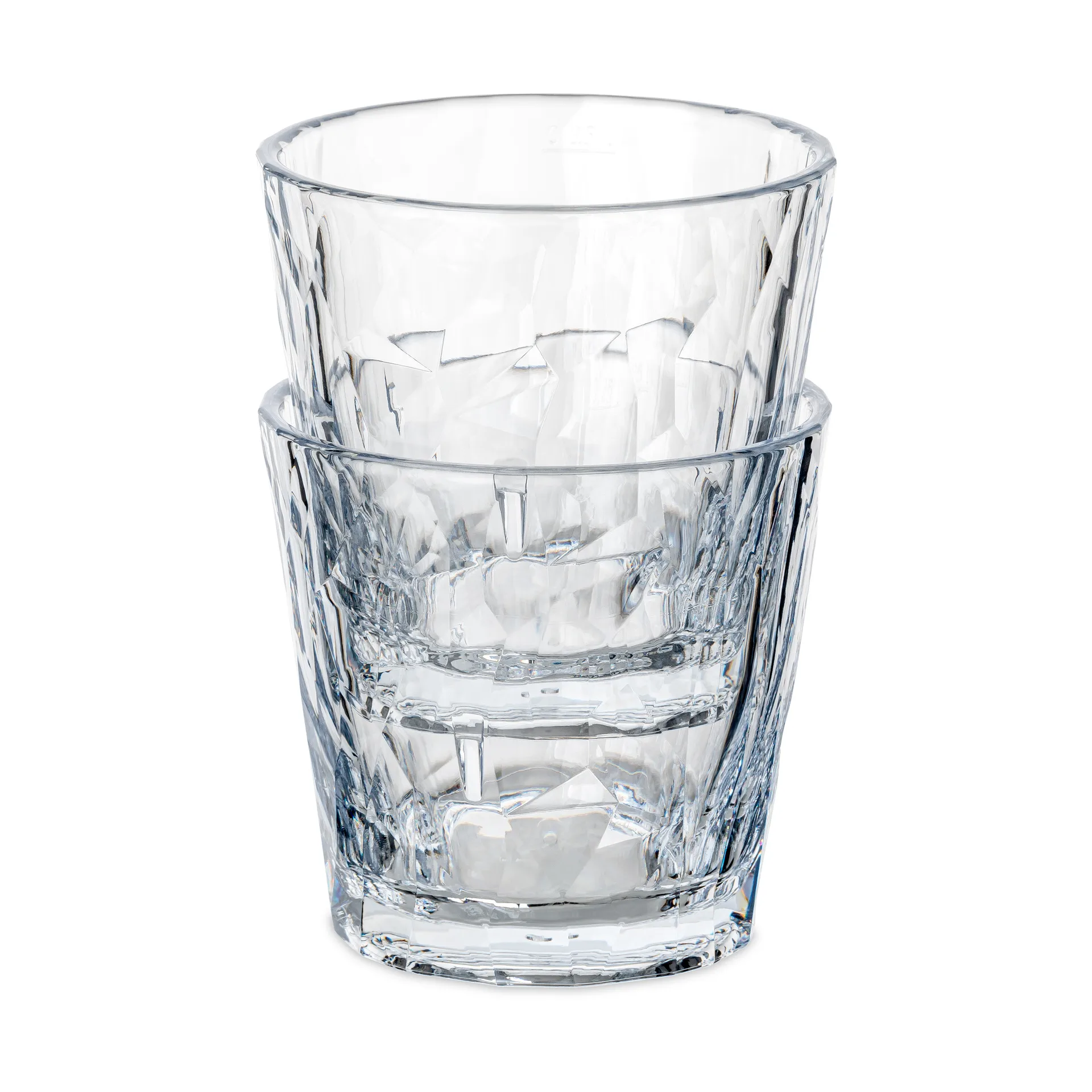 Club No. 22 tumblerglas plastic 25 cl 2-pack, Kristalhelder Koziol