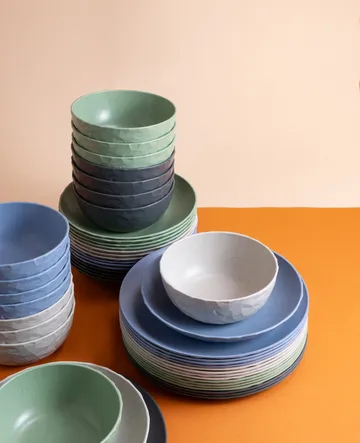 Club schaal Ø16,2 cm 4-pack biocirculair thermoplast - Nature leaf green - Koziol