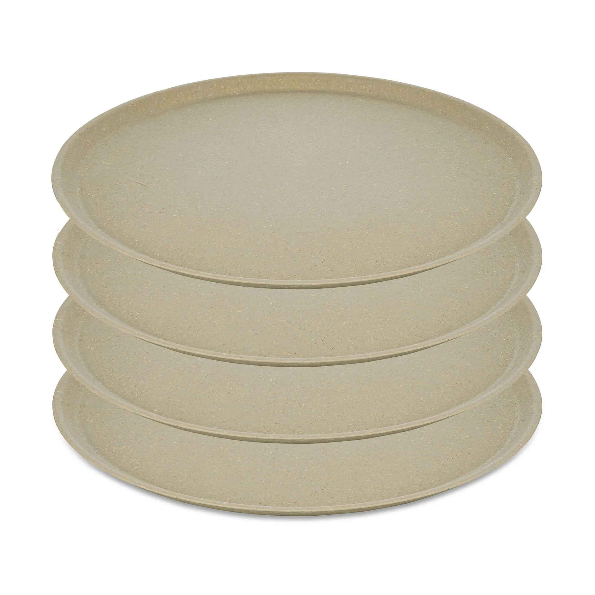 Connect bord Ø25,5 cm 4-pack, Nature desert sand Koziol