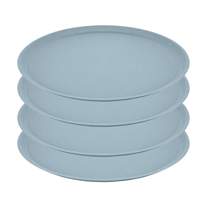 Connect bord Ø25,5 cm 4-pack - Nature flower blue - Koziol