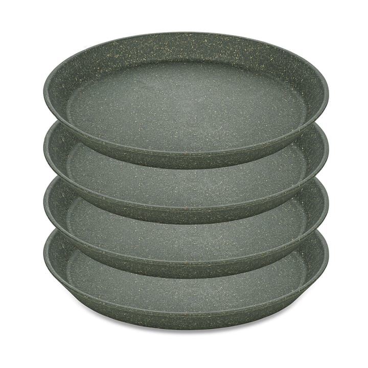 Connect bordje Ø20,5 cm 4-pack - Nature ash grey - Koziol