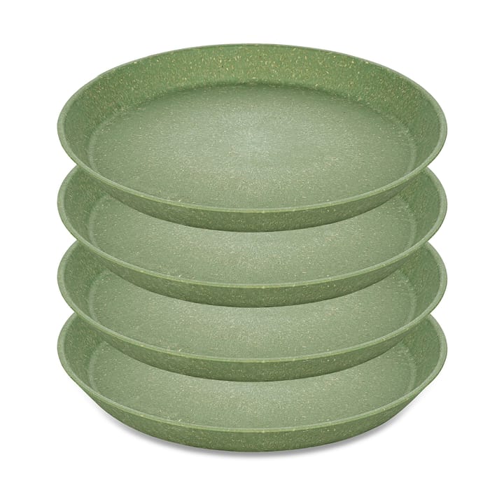 Connect bordje Ø20,5 cm 4-pack - Nature leaf green - Koziol