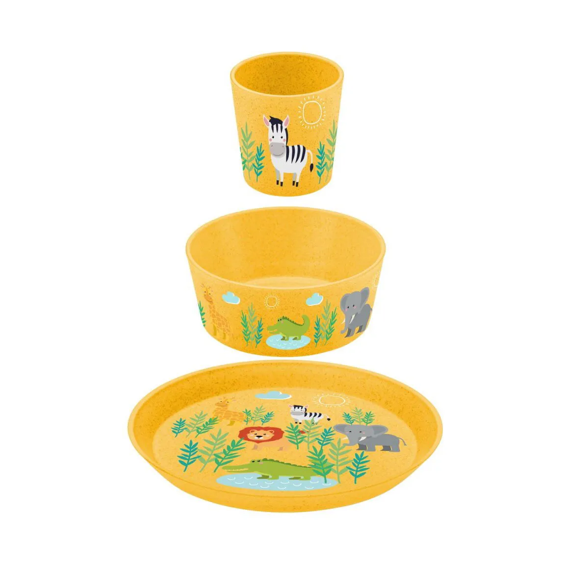 Connect kinderservies 3-delig, Afrika Koziol