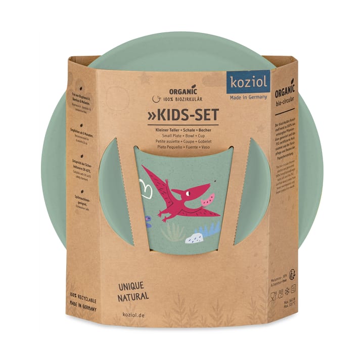 Connect kinderservies 3-delig - Dinosaurus - Koziol