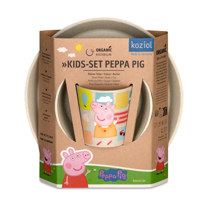 Connect kinderservies 3-delig, Peppa Big Koziol