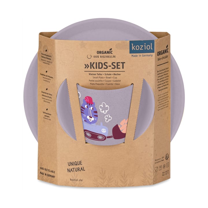 Connect kinderservies 3-delig - Vrachtwagens - Koziol
