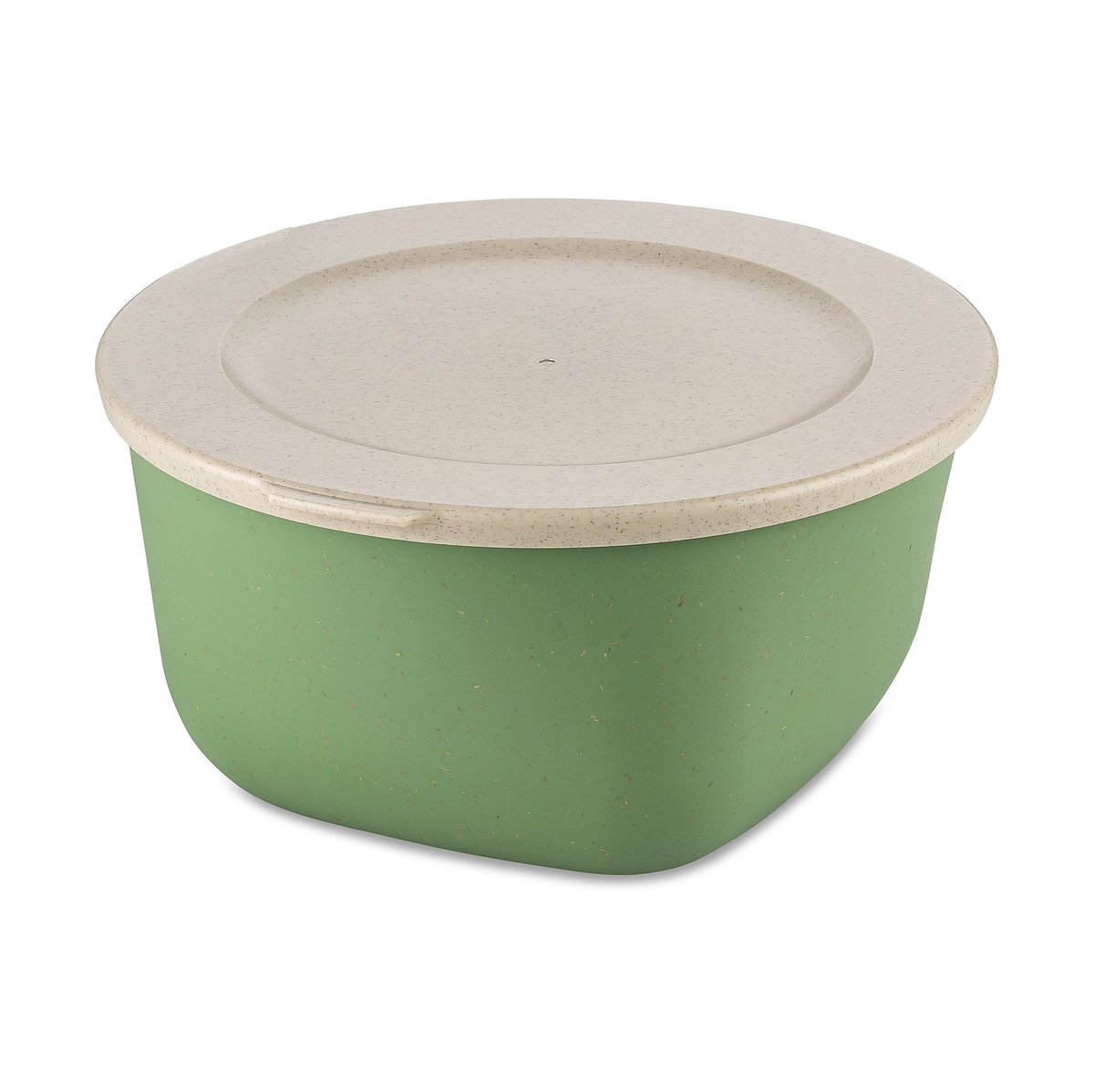 Koziol Connect kom/beslagkom met deksel 2 l Nature leaf green