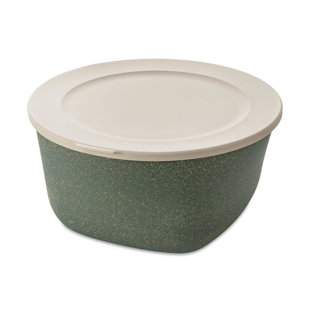 Koziol Connect kom/beslagkom met deksel 4 l Nature ash grey