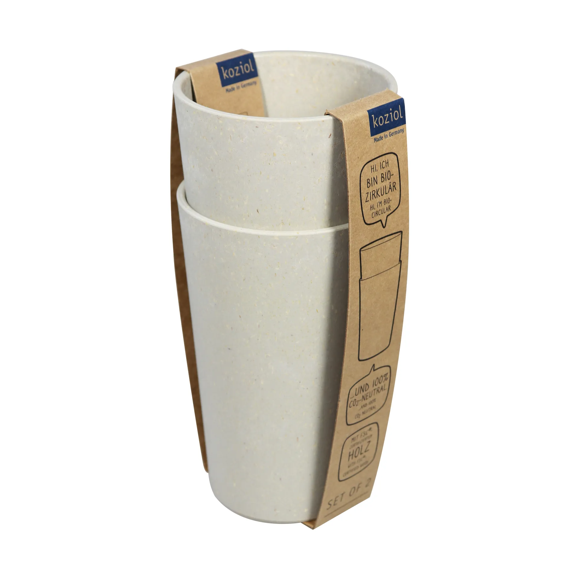 Connect kop L 35 cl, Nature desert sand Koziol